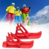 Poles Children's Balance Scooter 12 inch Snowboard Balance Bike Snow Sledge Board Ski Kids Outdoor Training Bicycle Skiing Walker