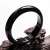 Bangle Real Obsidian Natural Black Jadeite Armband Mens Armband Women Real Certificate Jades Stone Fine Armband Bangle Gifts for Ladies 240319