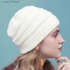 Hats Scarves Sets 25 Color Knitted Beanies Hat C Skully Tren Warm Stubby Soft Elastic Cable Knitted Winter HatC24319