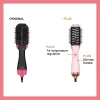 Brushes LISAPRO OneStep Hot Air Brush 2.0 Soft Touch Pink Hair Dryer Brush Multifunctional Hair Styler Tool 3 IN 1 Blow Dryer Comb