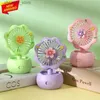 Electric Fans Portable Mini Fan USB Laddning Handhållen Electric Quiet Pocket Cooling Handheld Office Outdoor Travely240320