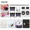 Décorations Rosalind Kit de poudre acrylique Poly Nail Gel Extension sculpture Art Design manucure ensemble acrylique brosse à ongles constructeur Nail Gel Nail Art