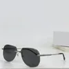 Neue Modedesign-Pilotensonnenbrille 40050U, Metallrahmen, randlose Schnittlinse, einfacher und beliebter Stil, vielseitige UV400-Schutzbrille