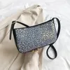 Totes Sequins Bag PU Leather Crossbody Bags For Women 2024 Shoulder Messenger Female Travel Handbags And Purses