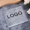 Frames Custom Logo Acrylic Block Office Decor Trade Show Personalized Business Company Desk Display Printed Clear QR Code Sign