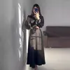 Roupas étnicas Manga Longa Cinto Puff Dress para Mulheres O-pescoço Muçulmano Abayas Elegância Maxi Robe Turquia Kaftan Caftan