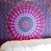 Dywany mandala gobelin hipis happie dekoracyjna ściana wisząca bohemia plażowa mata joga bedspread stołowa tkanina 210x148cm