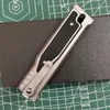 Theone Free-Swing Folding knife D2 Drop Blade CNC Aluminium + G10 Handles Tactical Carry Pocket Knives BM42 EDC Tools