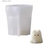 Ferramentas de sorvete 3d cão molde de silicone resina epóxi diy creme pudim fazendo molde decoração molde gelo cera sabão vela bolo bandeja casa vela f2j6 l240319