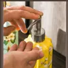 Flytande tvål dispenser vintage 300 ml keramisk lotion flaska lyxig kunglig tryck blomma schampo badrum tom pump containe