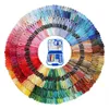 Redxing 300 colori ricamo croce braccialetti dell'amicizia in cotone filo artigianale fai da te con strumento da cucito