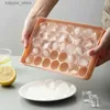 Ice Cream Tools Ice Cream Mould Ice Cube Tray Ice Hockey Mold for Refrigerator Cavity Sphere Round Mould Home Bar Party Use Kitchen DIY Gadgets L240319