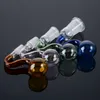 Mini Pipe Oil Burner Double Burner Pipes 10mm 14mm 18mm Man and Female Joint Clear Skull Glass Pipe Pyrex Heady Glass Reting Pipes SW82