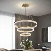 Chandeliers Nordic Simple Led Ceiling Chandelier Villa Living Bedroom Dining Table Home Indoor Decor Lighting Fixture With Remote