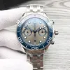 Watchmen Automatic Mechanical Movement Watches 44mm Chronograph Watches Mineral Crystal 316L Stainless Steel Strip Montre de Luxe Fashion Watch