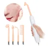 Portable Electrode High Frequency Machine Acne Spot Wrinkle Remover Skin Care Face Hair Spa Therapy Wand Massager 240312