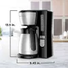 BLACK+DECKER CM2045B-1, cafetière numérique 12 tasses