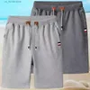 Mäns shorts sommar amerikansk utomhussport shorts mens smala trendiga ytterkläder överdimensionerade manliga casual mode lösa andningsbyxor y240320