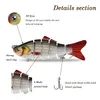 3pcs 10cm 19g Sinking Swimbait Crankbaits Fishing Lure Set of Wobblers for Pike Artificial Tackle Baits Kit Lifelike 240312