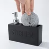 Dispensador de sabão líquido economiza espaço cozinha distribuição universal de produtos de higiene pessoal desinfetante para as mãos fácil de usar limpar com esponja