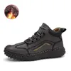High Top Mens Casual Shoes High Quality Outdoor Work Shoes Thick Bottom Non-Slip Sneakers Shoes Brand Light Comfy Men's Shoes 38-46