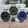 Wristwatches SD1970 New Arrival 2020 Green Ceramic Frame Glass 20ATM Waterproof NH35 Automatic Watch 6105 Turtle 240319