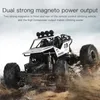 Zwn 1/16 4wd rc carro com luzes led rádio controle remoto buggy off-road caminhões de controle meninos brinquedos para crianças 240312