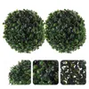 Dekorativa blommor Simulerade Milano Ball Mini Fake Plants Artificial Indoor Tak Hängande gräs Boxwood