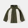 Vestes manteau pour enfants printemps et automne garçons veste à fermeture éclair manches longues bébé tempête haut décontracté enfants