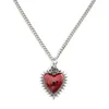 Pendentif Colliers Goth Punk Style Ajouré Coeur Croix Collier Religieux Art Sombre Gothique Bijoux Dames Rock