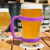 Wine Glasses 30 Oz Stainless Steel Cup 30oz Tumbler Handle Beer Mug Accessories Holder Travel