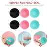Makeup Brushes 6Pcs Brush Cleaning Pads Handheld Silicone Scrubbing Cups