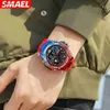 SMAEL Spaceman colorato orologio da uomo sportivo tendenza cool versatile orologio elettronico multifunzionale