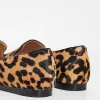 Laarzen bruine luipaard print vrouw boot flats rond teen suède dames herfst mode casual volwassen schoenen glijden op groot formaat 13 15Shofoo
