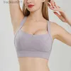 Active Underwear Soutien-gorge de sport pour femmes, haut en tissu doux, gilet de fitness, haut de course, vêtements de sport sexy, soutien-gorge de yoga intégré réglable S-3XLC24320