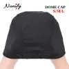 Hairnets Nunify Dome Mesh Silicone Wig Cap For Weave Wig Caps For Making Wigs Top Quality Weaving Braid Cap Wig Net Black Color 15Pcs