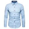 Herenmode Geruite Katoenen Overhemden Mannelijke Hoge Kwaliteit Werkoverhemd Lange Mouw Slim Fit Business Casual Shirt herenoverhemd 240312