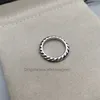 hot selling luxury rings 925 sterling silver classic circular wave ring exquisite luxurious charm women designers jewelry gift