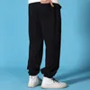 Casual Sweatpants Mens Spring and Autumn Loose Mångsidig Fashion Corset Print Solid Color Pants 240305