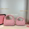 Sac de créateur rose pour femme Miui sac fourre-tout à bandoulière sous les bras Tramp bracelet en cuir de luxe sac à main pour homme sac fourre-tout à bandoulière