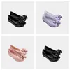 Sandaler 2024 Spring Autumn Women's Shoes Ladies Fish Mouth Bow Jelly Single Parent-Child Beach Size 31-39