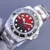 Automatyczne zegarek RLX Czyste stal 44 mm morski-dweller 126660 Ceramiczny ramka luksusowy luksusowy blokad