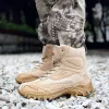 Schoenen tactische militaire gevecht laarzen heren casual schoenen lederen swat leger boot motorfiets ketting combat laarzen zwarte bota's militares