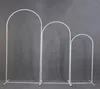 Party Decoration Wedding Arch Iron Pipe Irregular Shape Stand Metal Props Backdrop Artificial Flower Wrought Screen4822146