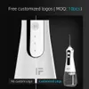 Dental Oral Irrigator Water Flosser Thread Teeth Pick Mouth Washing Machine 5 Nozzels 3 Modes USB Rechargeable 300ml Tank 240307