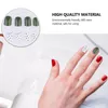 Unghie finte 48 pezzi Strumenti per manicure per unghie finti con avocado per protezione