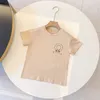 Kids girls boys classic print floral t shirts fashion designer girl boy tops summer letter Vintage T shirts luxury pullover jumper tees childrens baby clothes