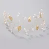 Headpieces Bridal Sparkle Headband Head Chain Pärlor huvudbonad med glittrande kristaller för bankettbröllop Masquerade