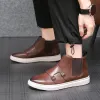 SURET BUTY WYSOKIE ZAPATOS HOMBRE MĘŻCZYZN BUTY Casual Buty Masculino Quinceanera Hombre Vestir Zapatos Rozmiar: 38-46