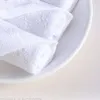 20*20 cm vit bomull liten fyrkantig handduk dagis barn näsduk handduk Hotel kök servetten rag små handdukar toalla cuadrada pequena de algodon blanco